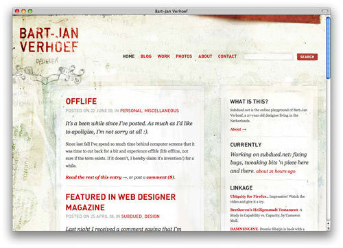 beautiful blog design