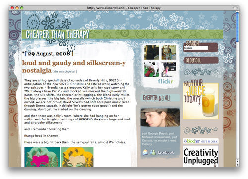 beautiful blog design