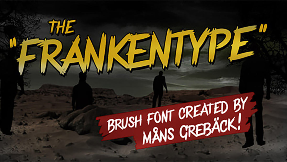 Frankentype halloween fonts