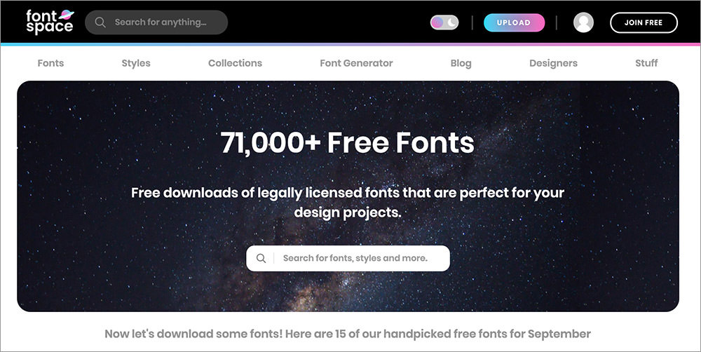 good sites to find free fonts