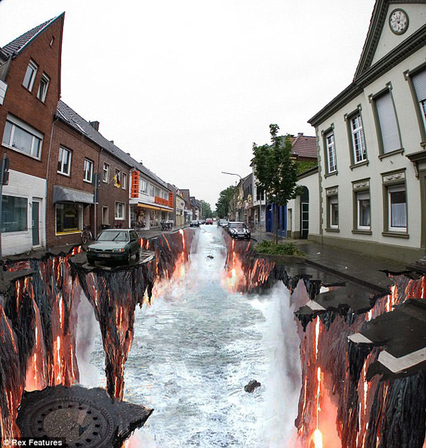 3d street art illusions