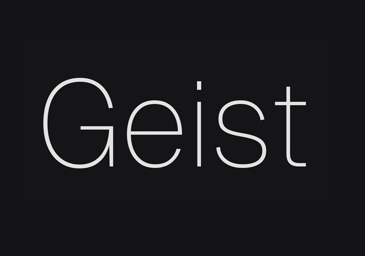 Geist font