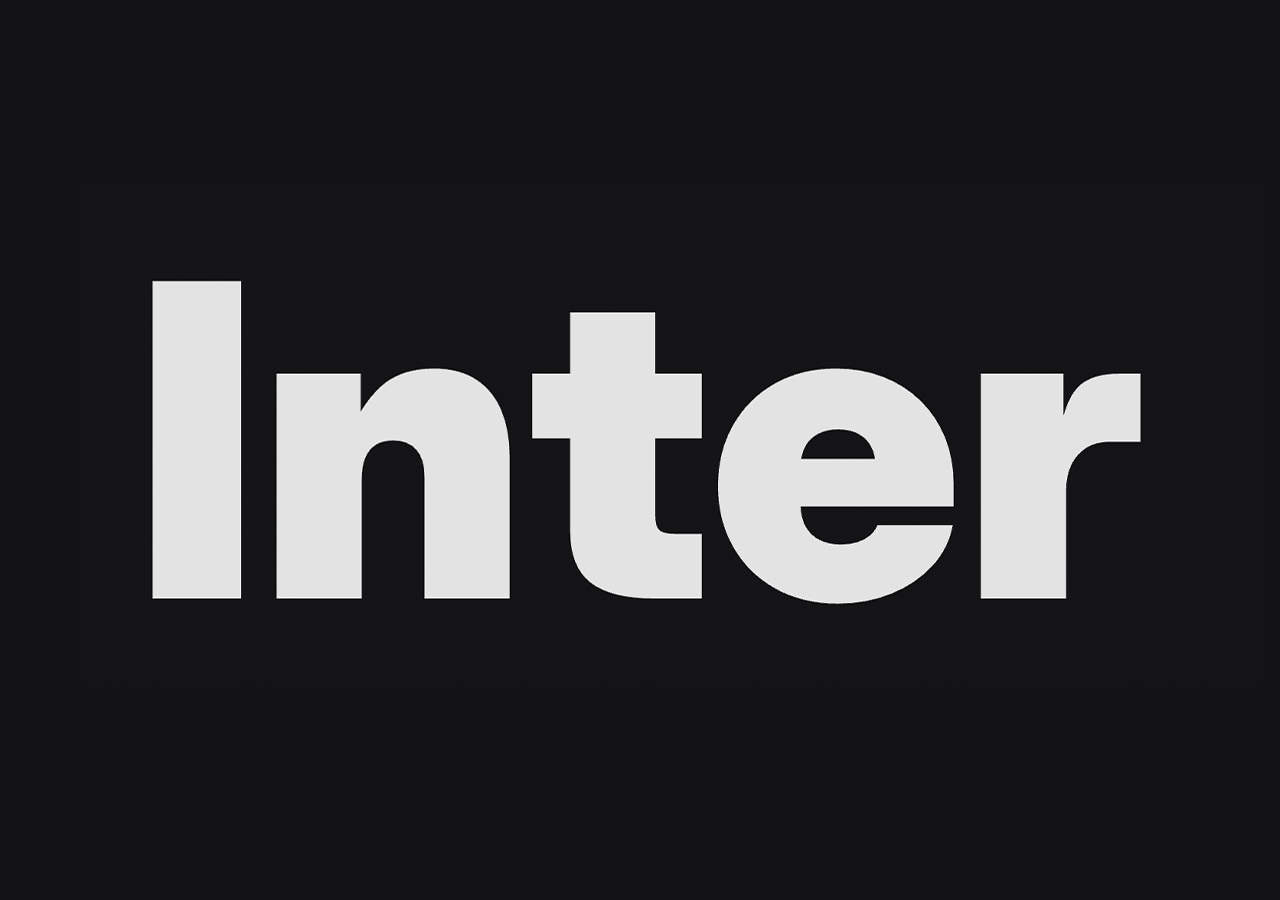 Inter font