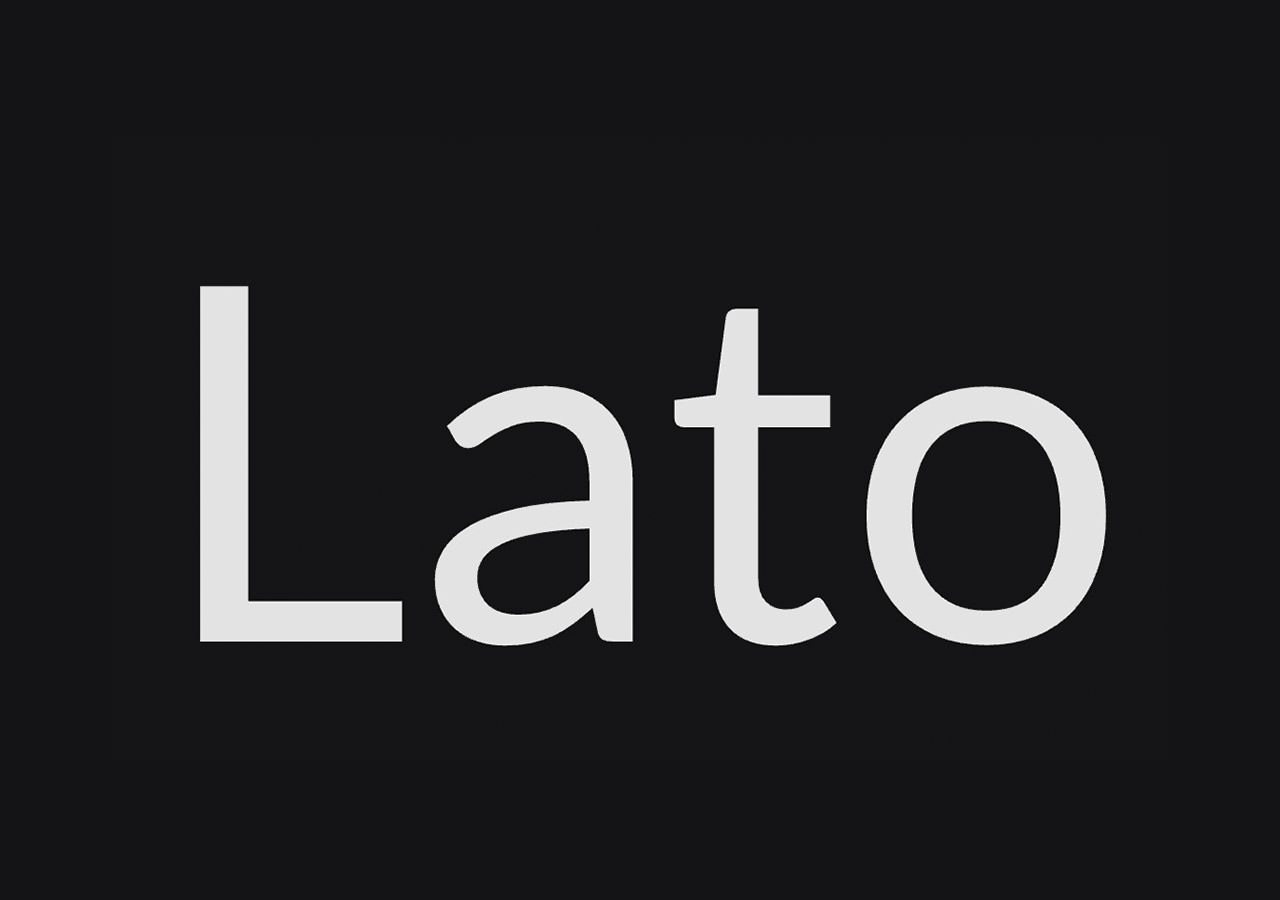 Lato font
