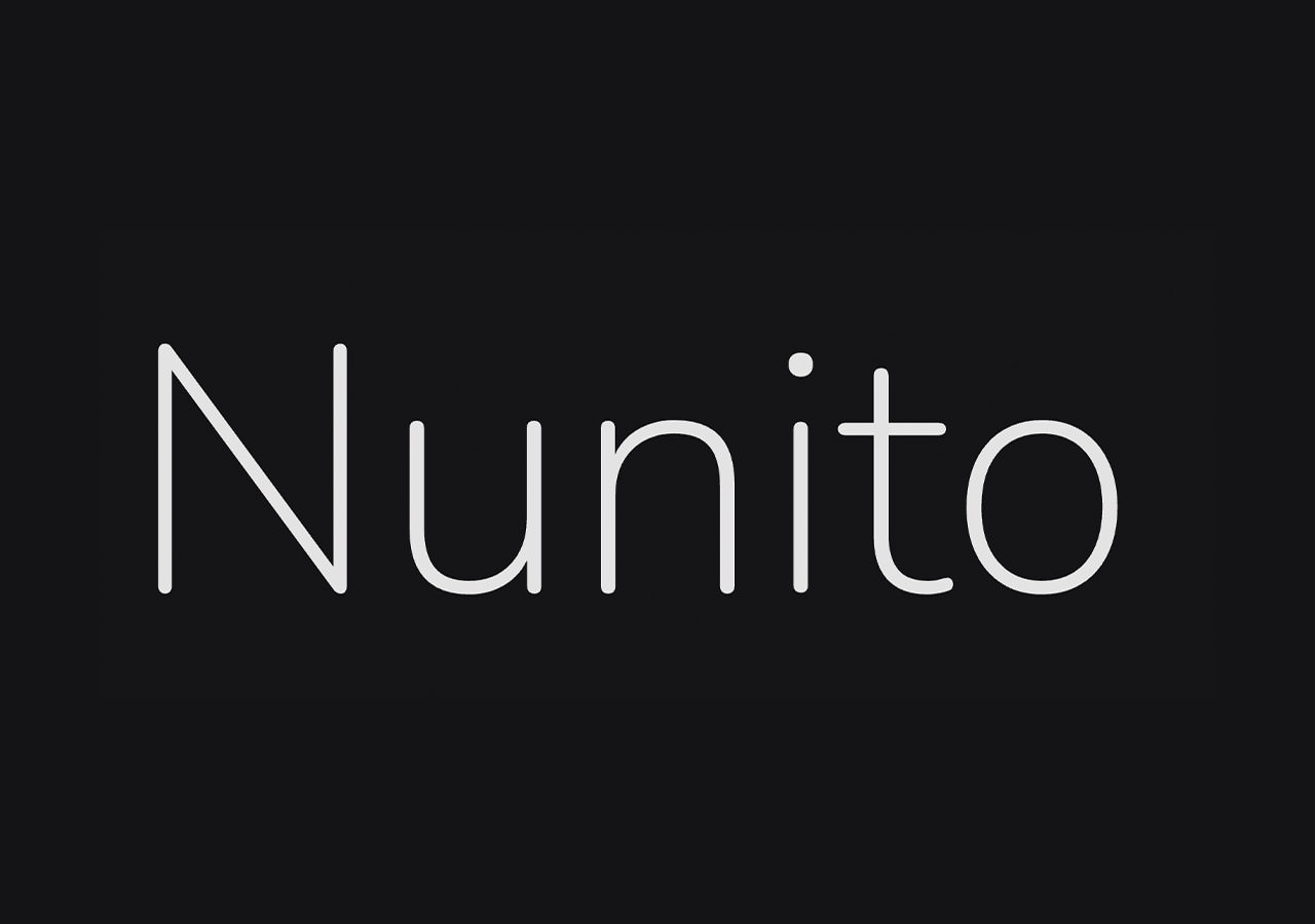 Nunito font
