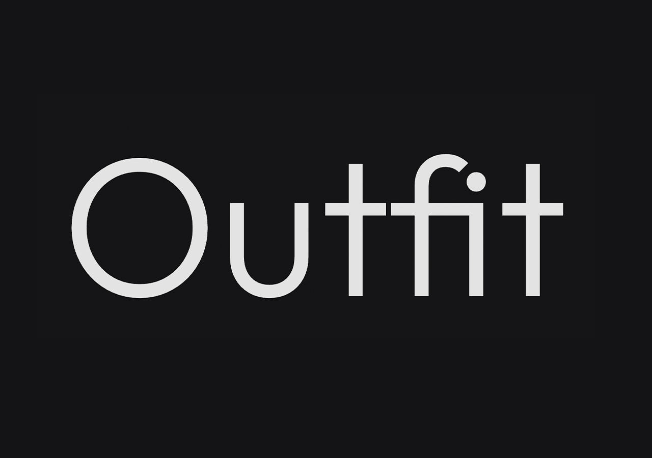 Outfit font