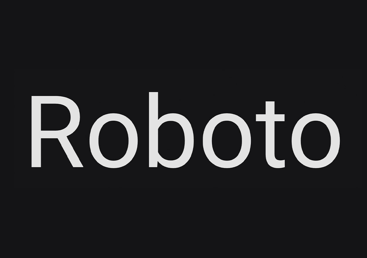 Roboto font