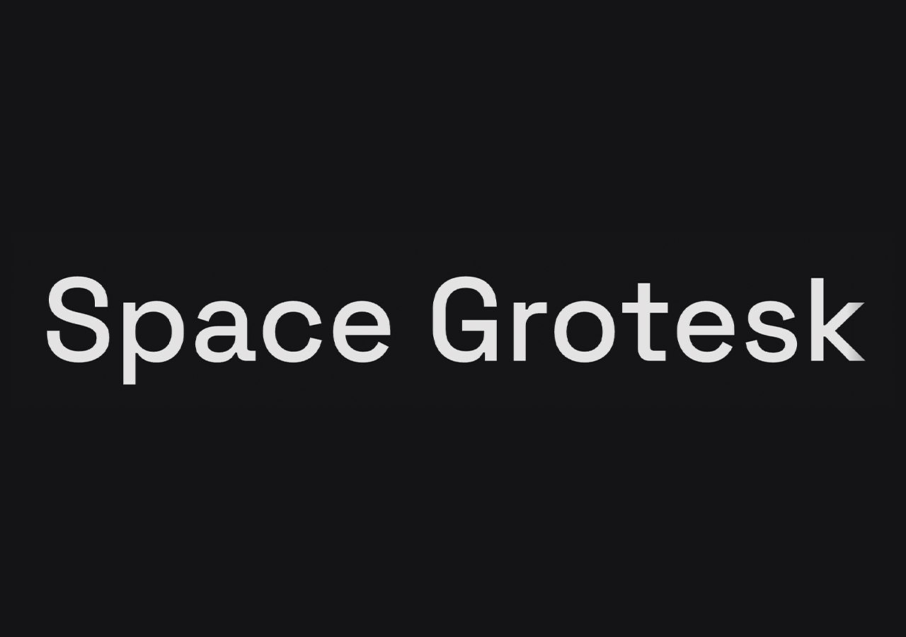Space Grotesk font