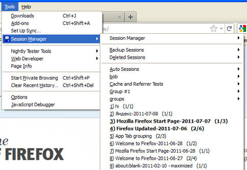 Firefox Add-ons Manager