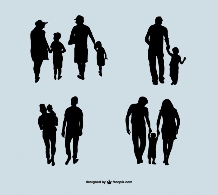 family-silhouette-collection