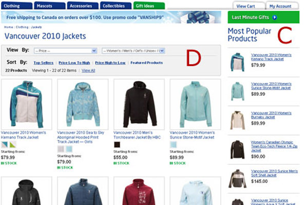 olypics testing split a/b ideas ecommerce thumbnails