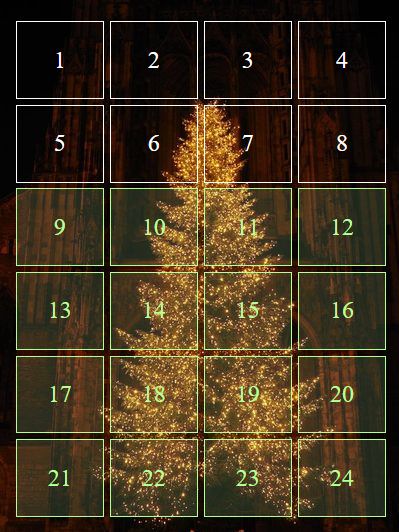 How to Build a Simple Advent Calendar in JavaScript - Hongkiat