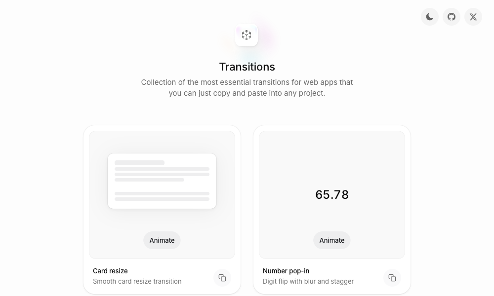 Transitions.dev