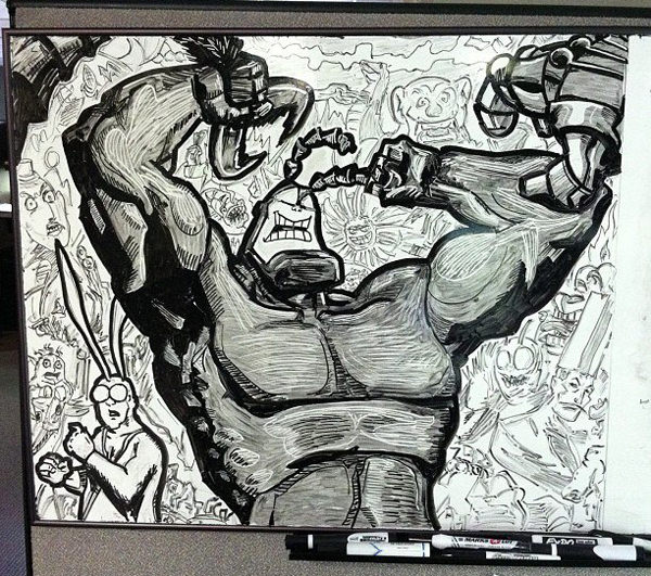 whiteboard artwork