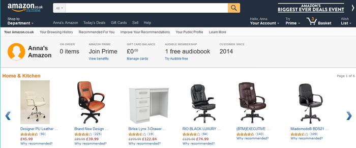 Private Recommendations on Amazon