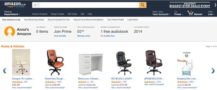 Private Recommendations on Amazon