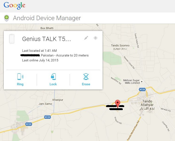 how accurate is find my device android