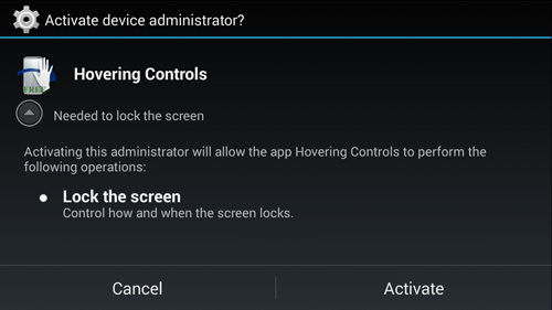 Activate device administrator