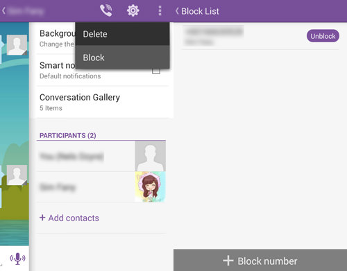 what does viber app look like