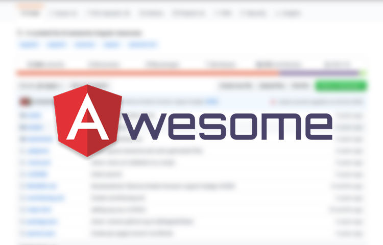 Awesome Angular logo