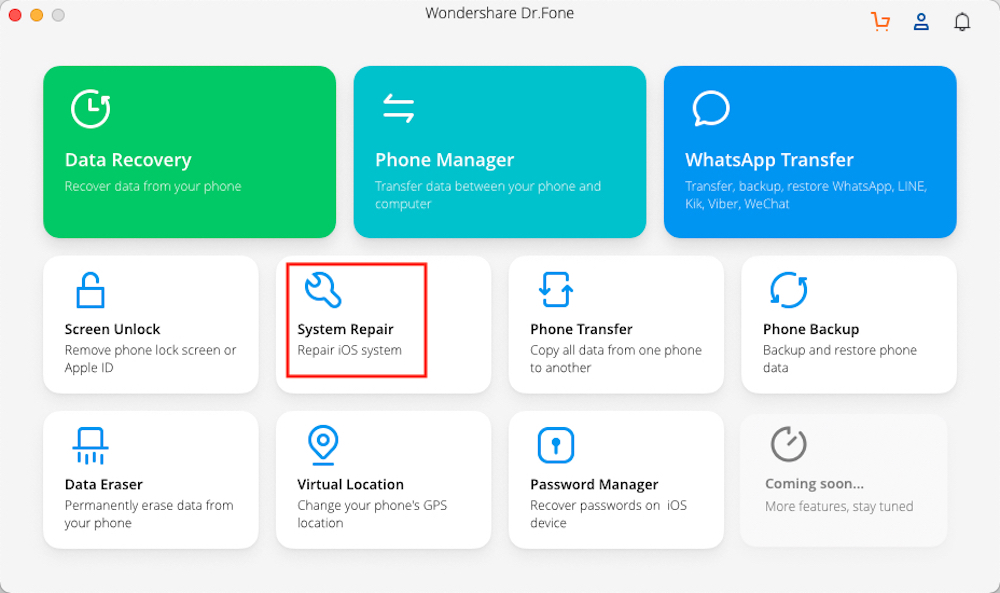 drfone iphone system repair