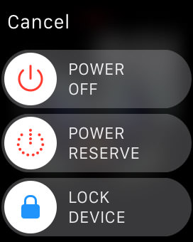 lock apple watch manually