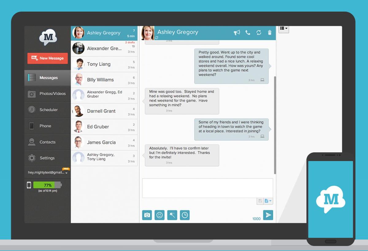 mightytext pro for