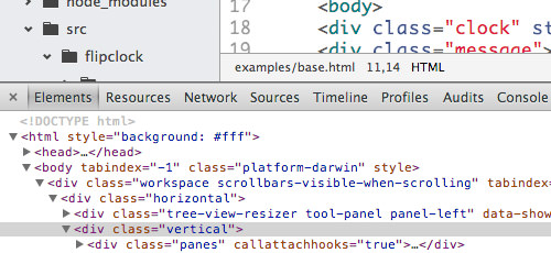 chrome dev tools