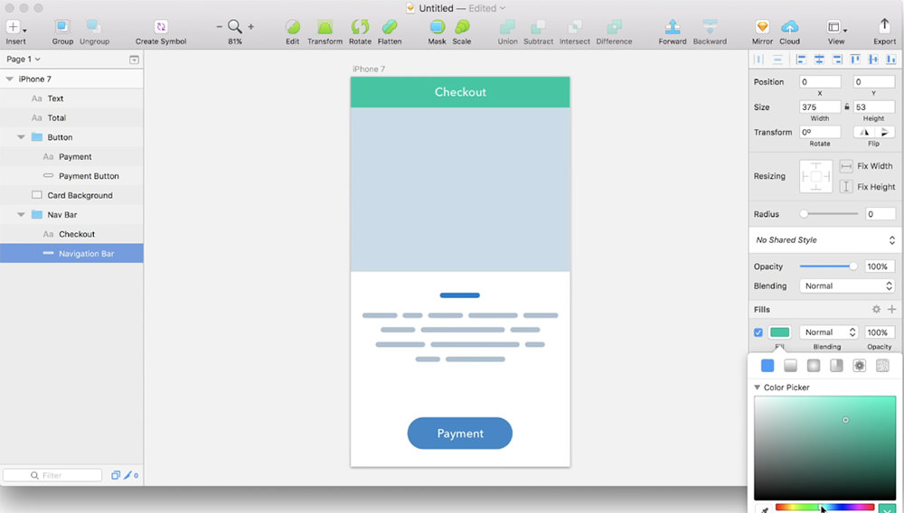 Chain addon for sketchapp