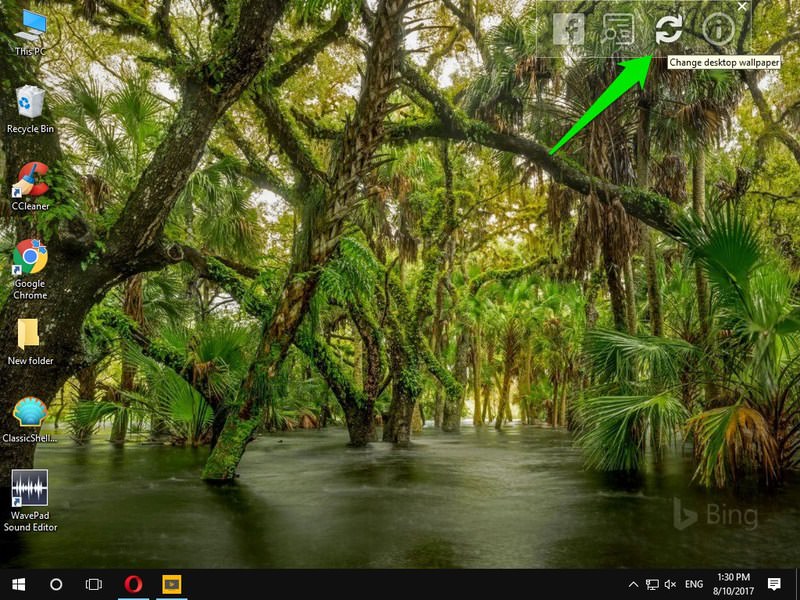 Change Windows 10 Wallpaper Bing