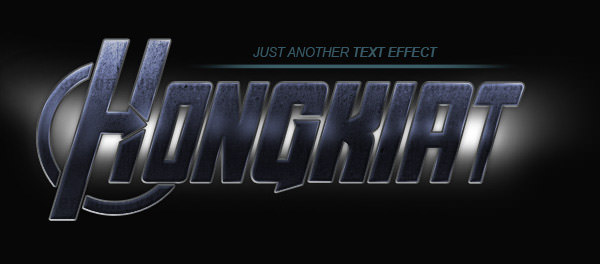 avengers font effect