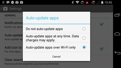 Android Auto-update apps