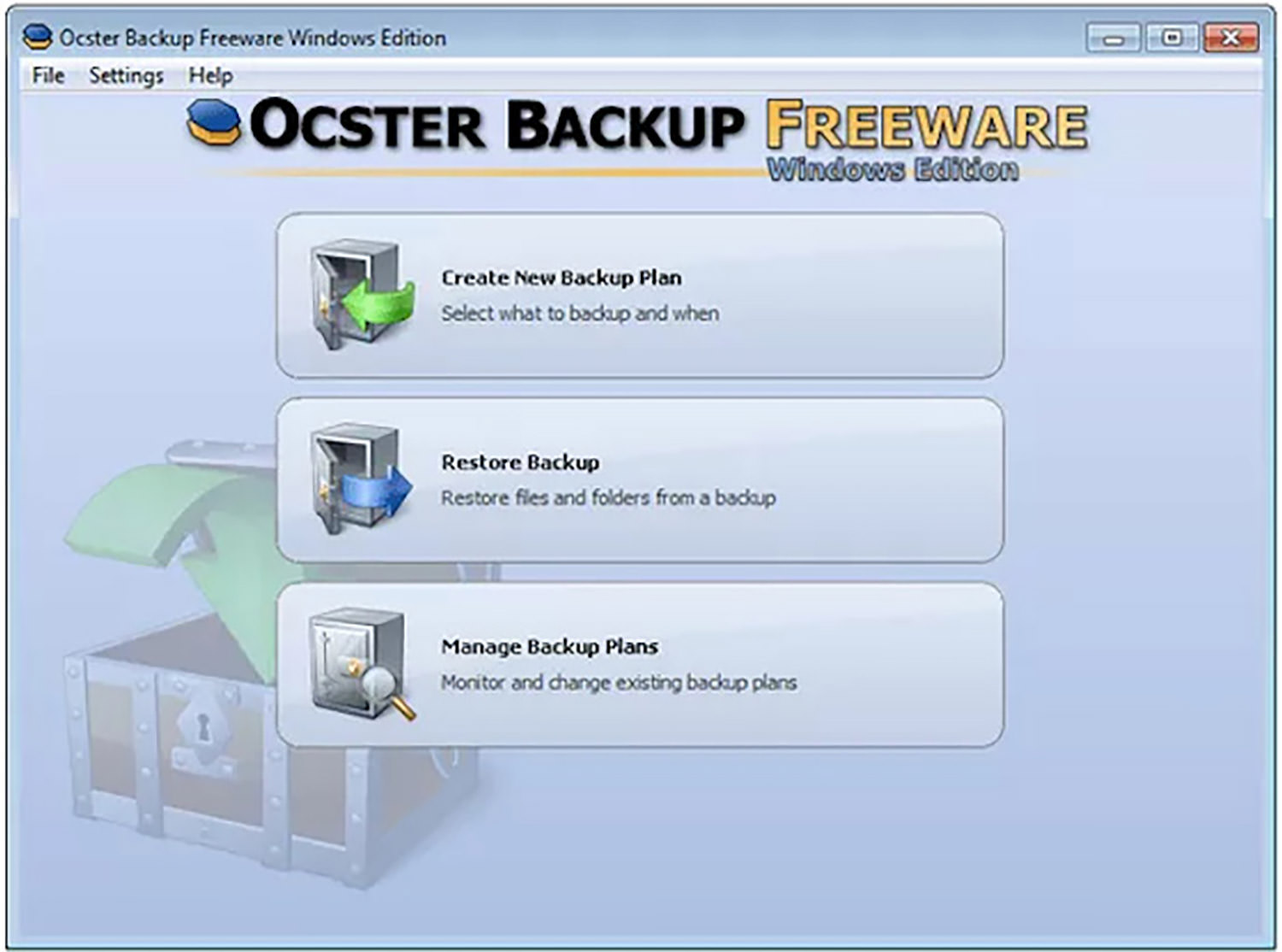 Ocster-backup-freeware