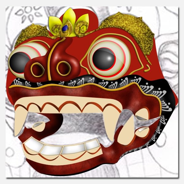 Balinese Barong Mask