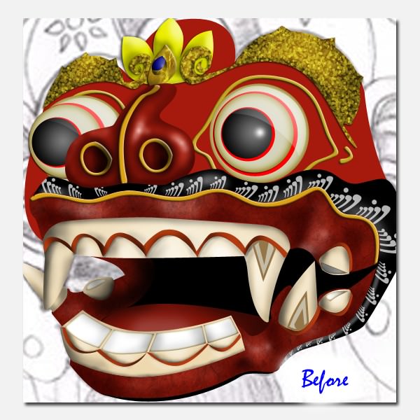 Balinese Barong Mask