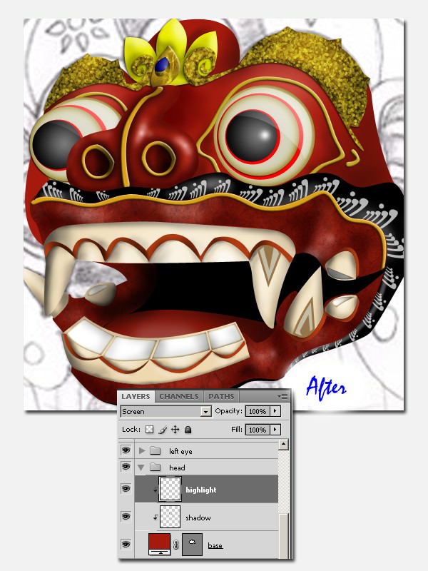 Balinese Barong Mask