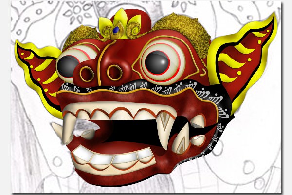 Balinese Barong Mask