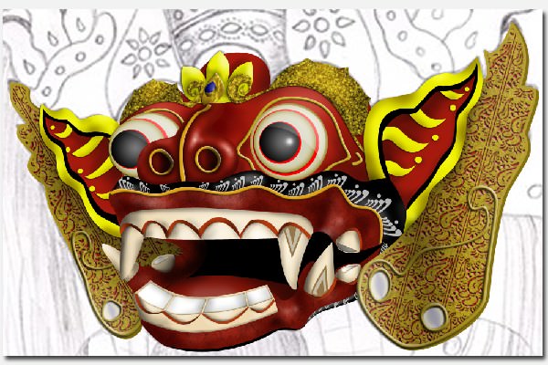 Balinese Barong Mask