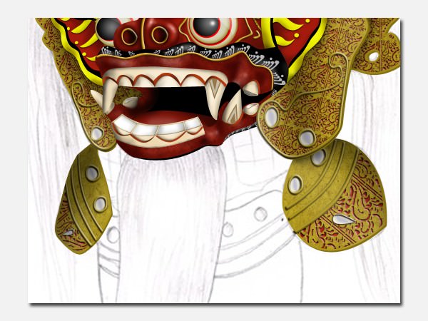 Balinese Barong Mask