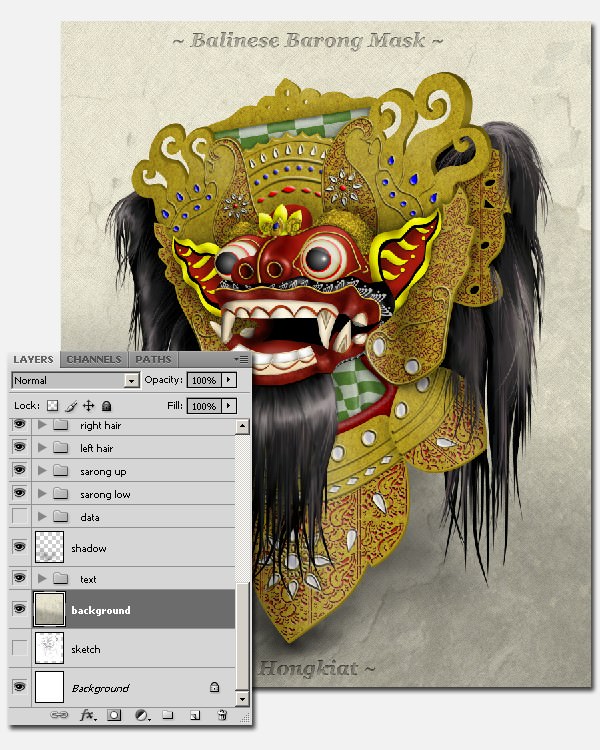 Balinese Barong Mask