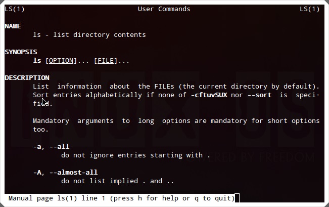 linux commands