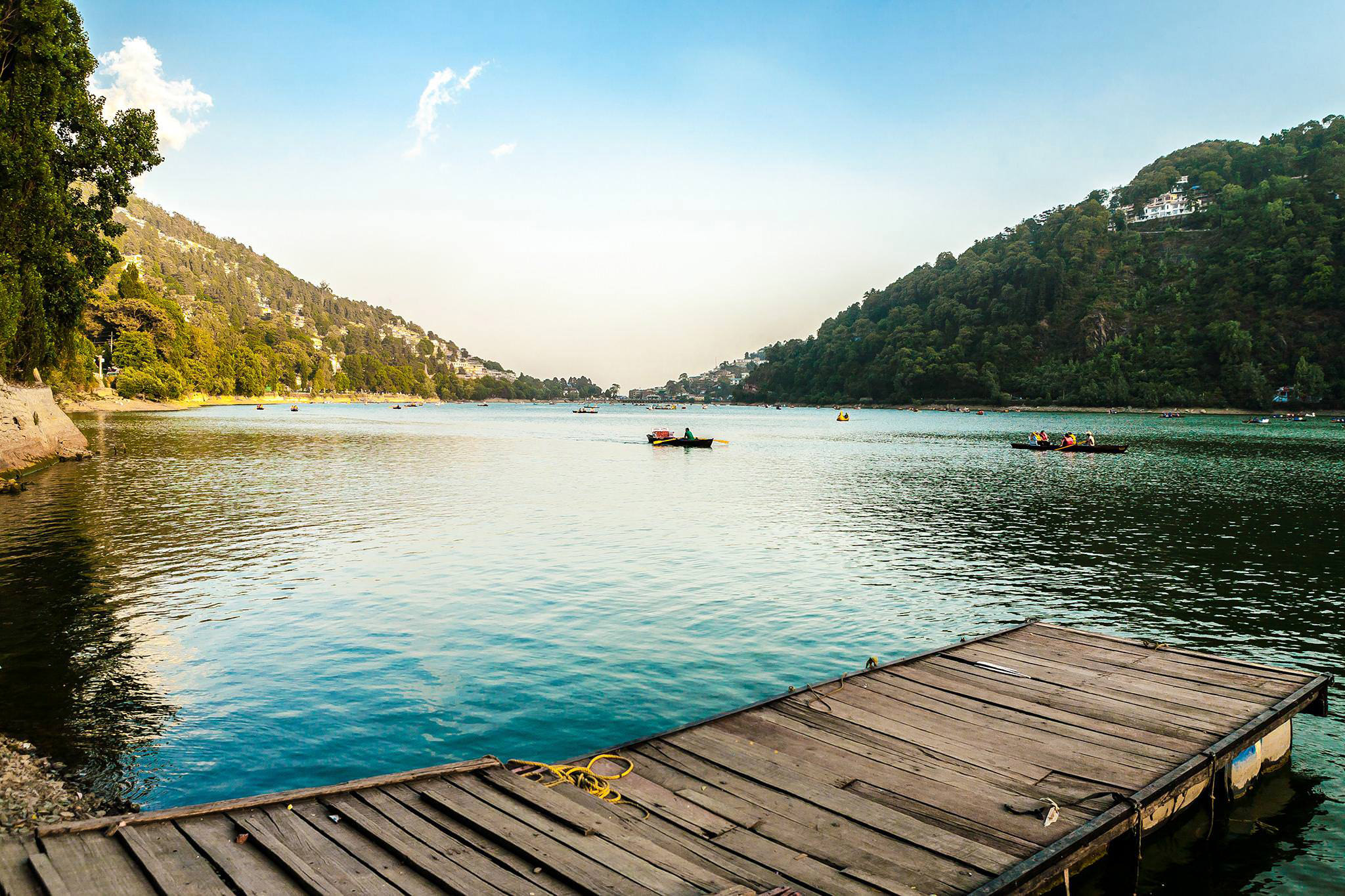 Boating at the Naini lake