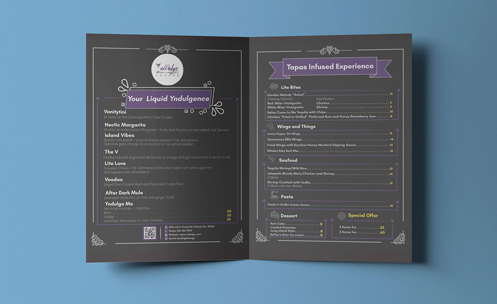 Restaurant Menu Design by Akbar Hasan