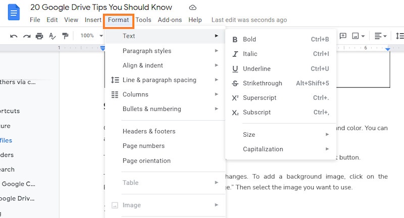 google drive tips