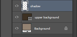 New layer named shadow