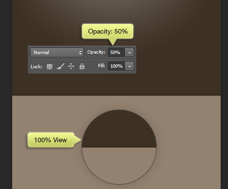 Adjusting shadow opacity