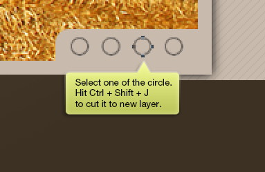 Cutting a circle path to a new layer