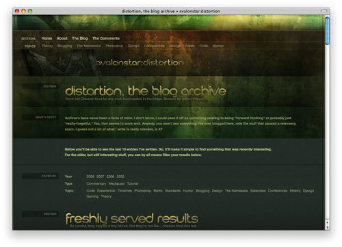 beautiful blog design