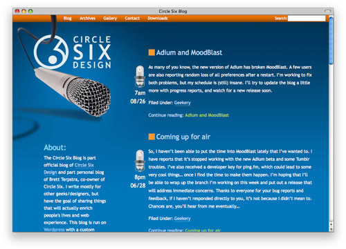 beautiful blog design