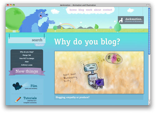 beautiful blog design
